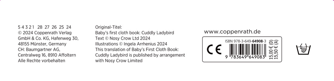 Babys kuschelweiches Kontrastbuch (Stoffbuch) Mit Spiegel und Stoffklappen 978-3-649649083 Coppenrath Verlag GmbH & Co. K...