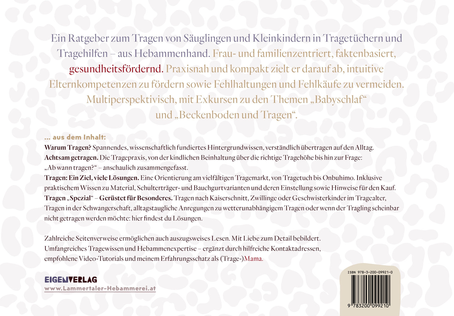 Tragen – Kompaktwissen &amp; Orientierungshilfe