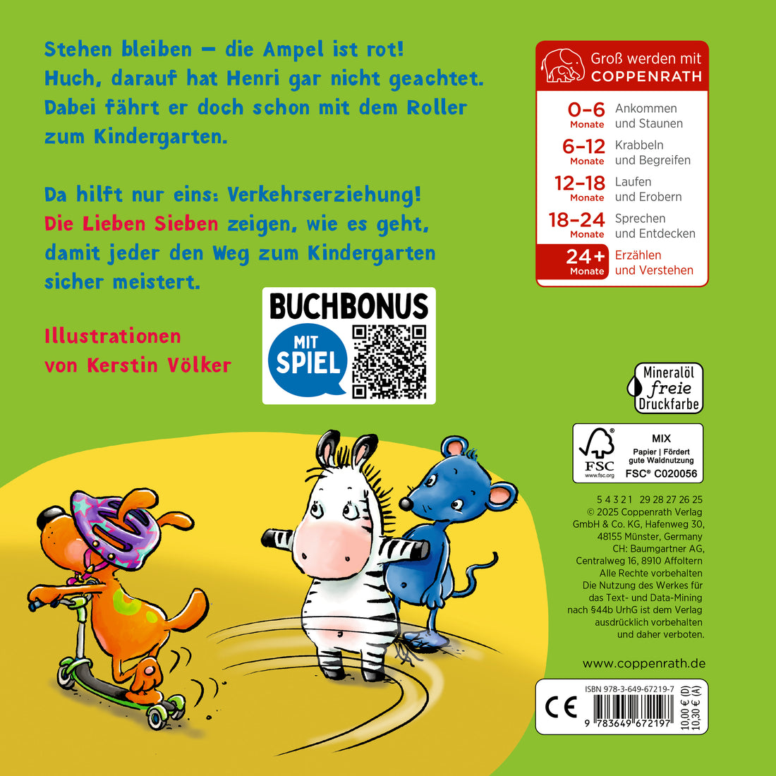 Coppenrath Verlag GmbH & Co. KG 9783649672197 Laufrad, Helm & Zebrastreifen Verkehrserziehung im Kindergarten (2)