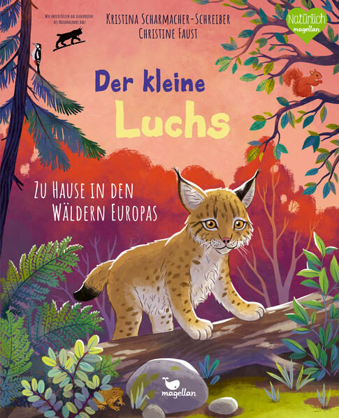  Der kleine Luchs - Zu Hause in den Wäldern Europas Sachbilderbuch zum Vorlesen für Kinder ab 4 Jahren 9783734860232 (1)