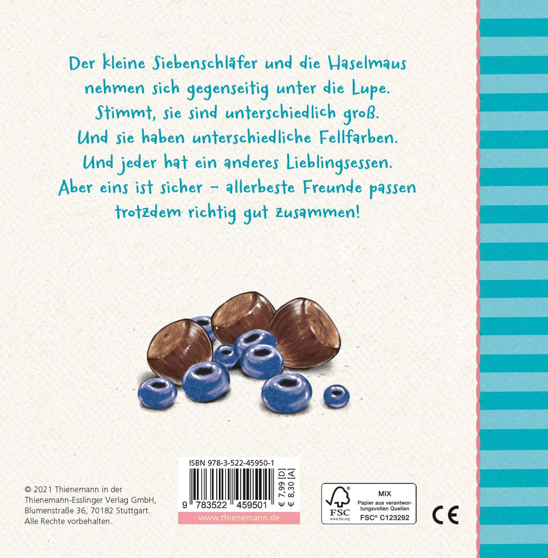  Der kleine Siebenschläfer: Wir beide passen richtig gut zusammen Pappebuch über Gemeinsamkeiten und Unterschiede (2)