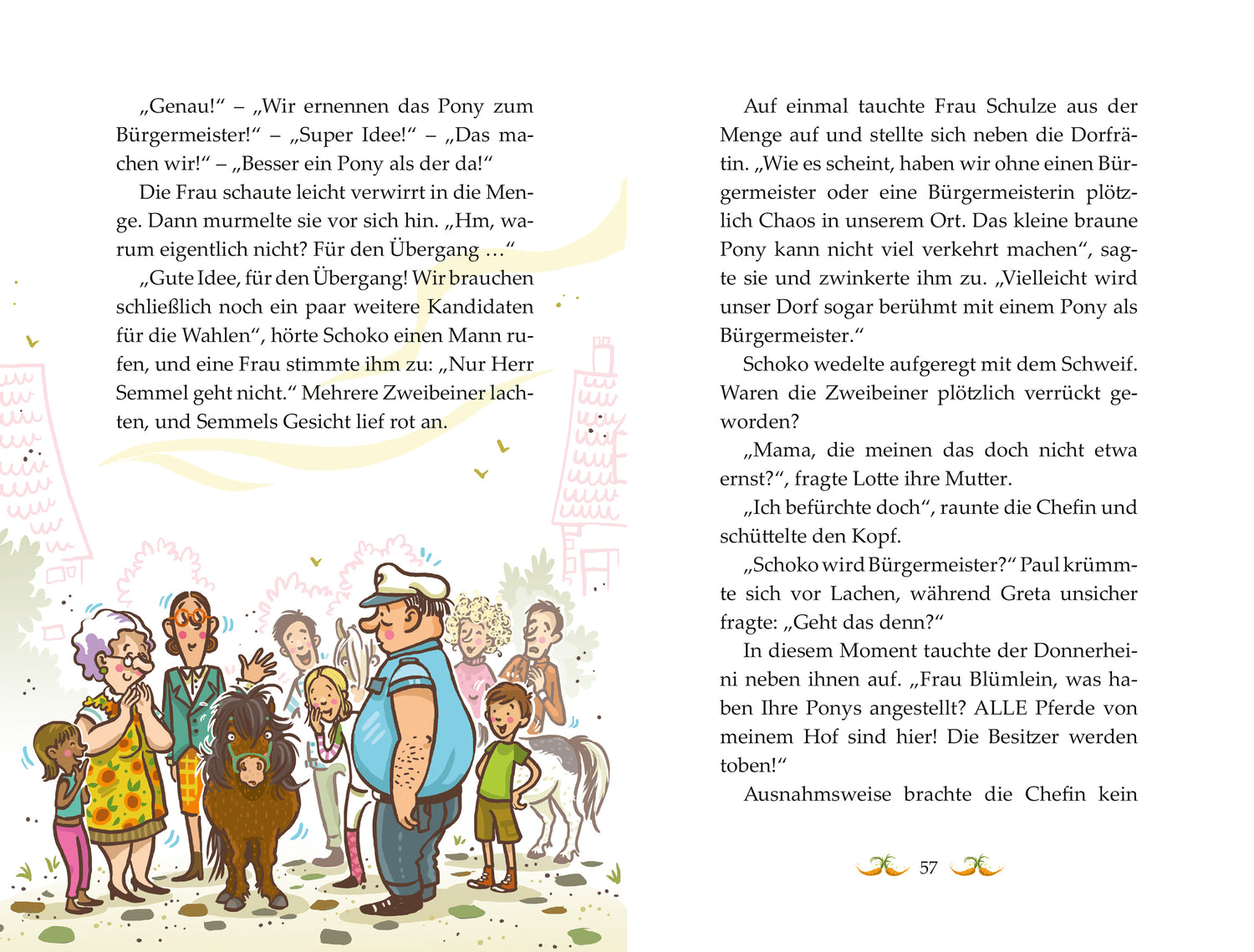  Die Haferhorde - Da wiehert ja der Bürgermeister! Band 23 der lustigen Ponyabenteuer für Jungen und  Suza Kolb 9783734840...