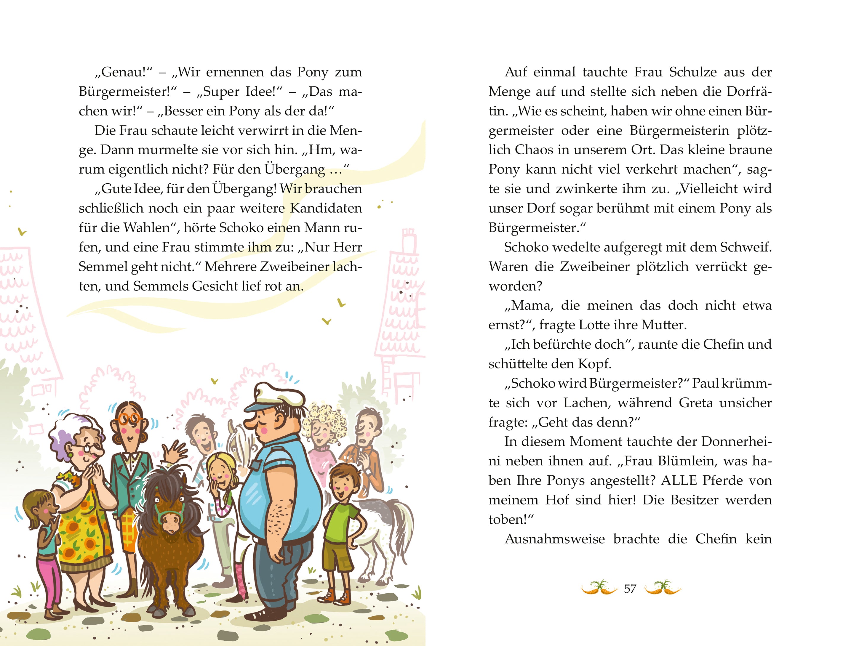  Die Haferhorde - Da wiehert ja der Bürgermeister! Band 23 der lustigen Ponyabenteuer für Jungen und  Suza Kolb 9783734840...