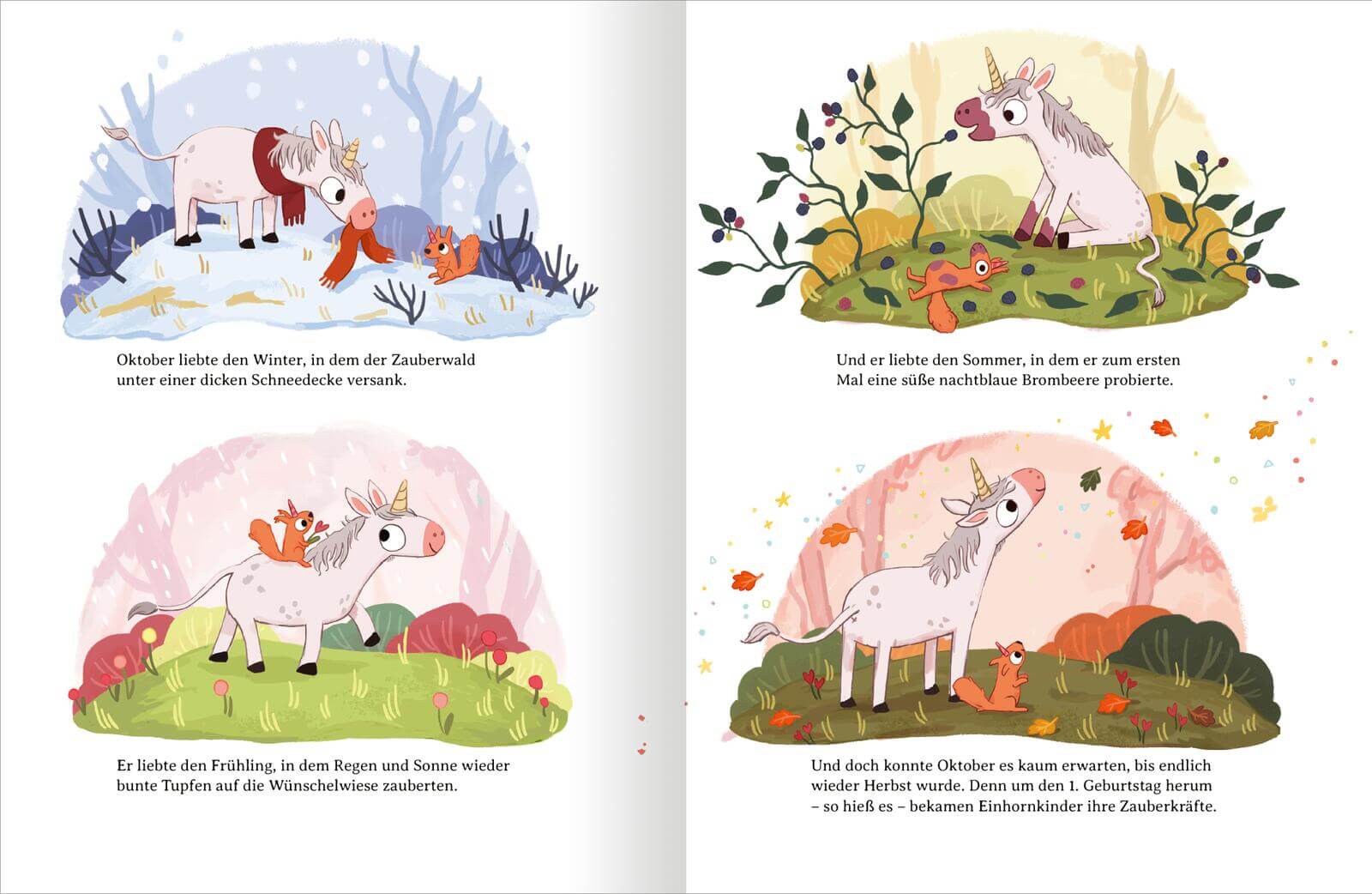  Ein Einhorn namens Oktober Ein Bilderbuch über die Zauberkraft, die in uns al Maria Höck 9783845865133 ArsEdition GmbH (4)