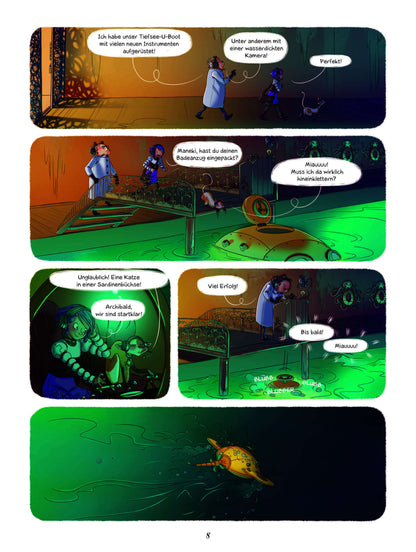  Enola &amp; die fantastischen Tiere Der Kraken, der Mundgeruch hatte Joris Chamblain 9783949866128 Edition Helden (3)