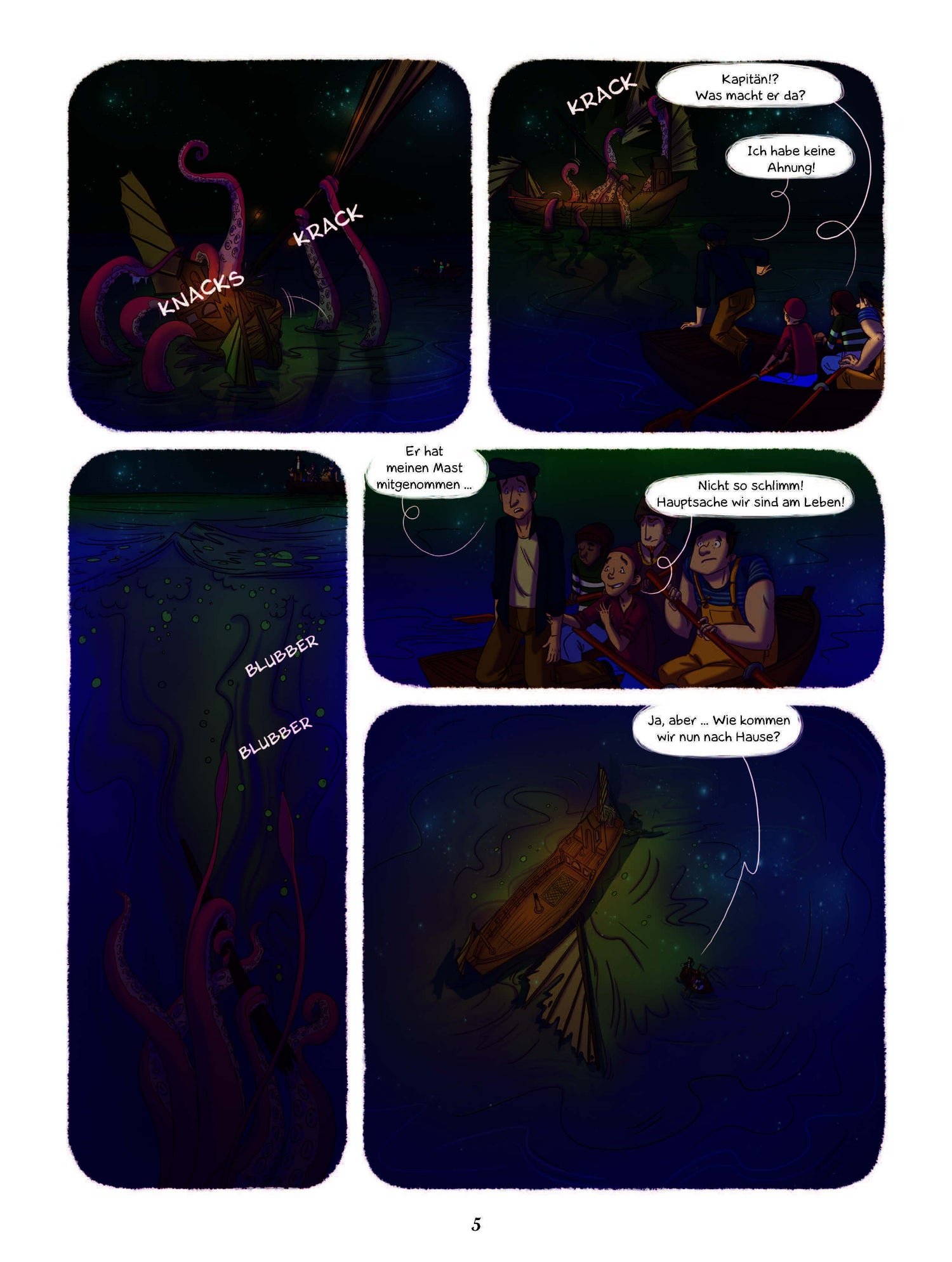  Enola &amp; die fantastischen Tiere Der Kraken, der Mundgeruch hatte Joris Chamblain 9783949866128 Edition Helden (4)