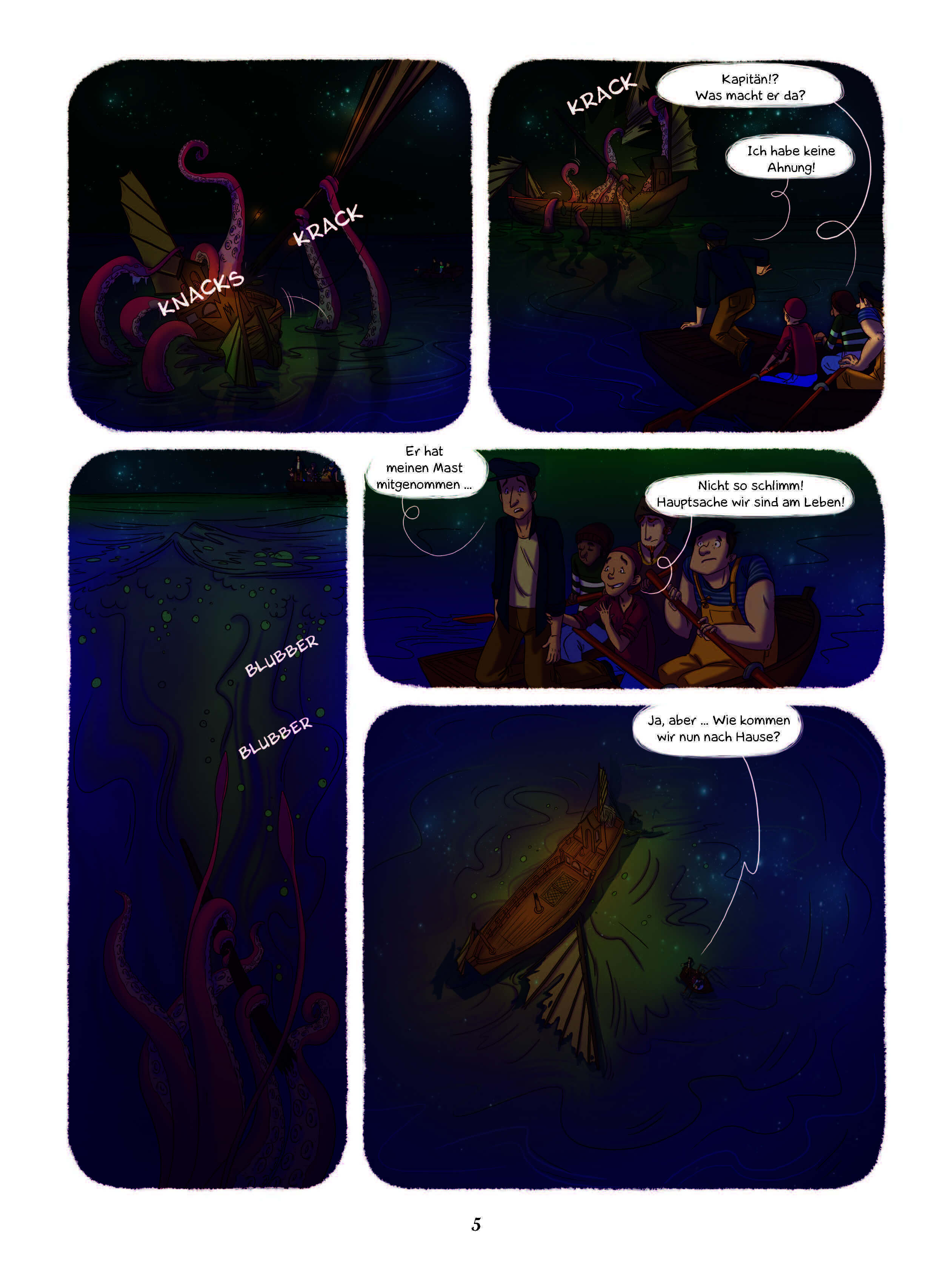  Enola &amp; die fantastischen Tiere Der Kraken, der Mundgeruch hatte Joris Chamblain 9783949866128 Edition Helden (4)