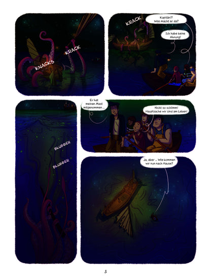  Enola &amp; die fantastischen Tiere Der Kraken, der Mundgeruch hatte Joris Chamblain 9783949866128 Edition Helden (4)