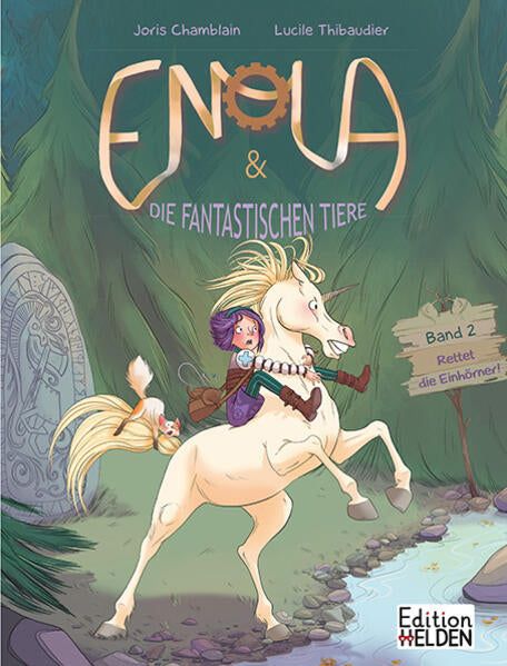 Enola & die fantastischen Tiere Rettet die Einhörner! Joris Chamblain 9783949866067 Edition Helden (1)