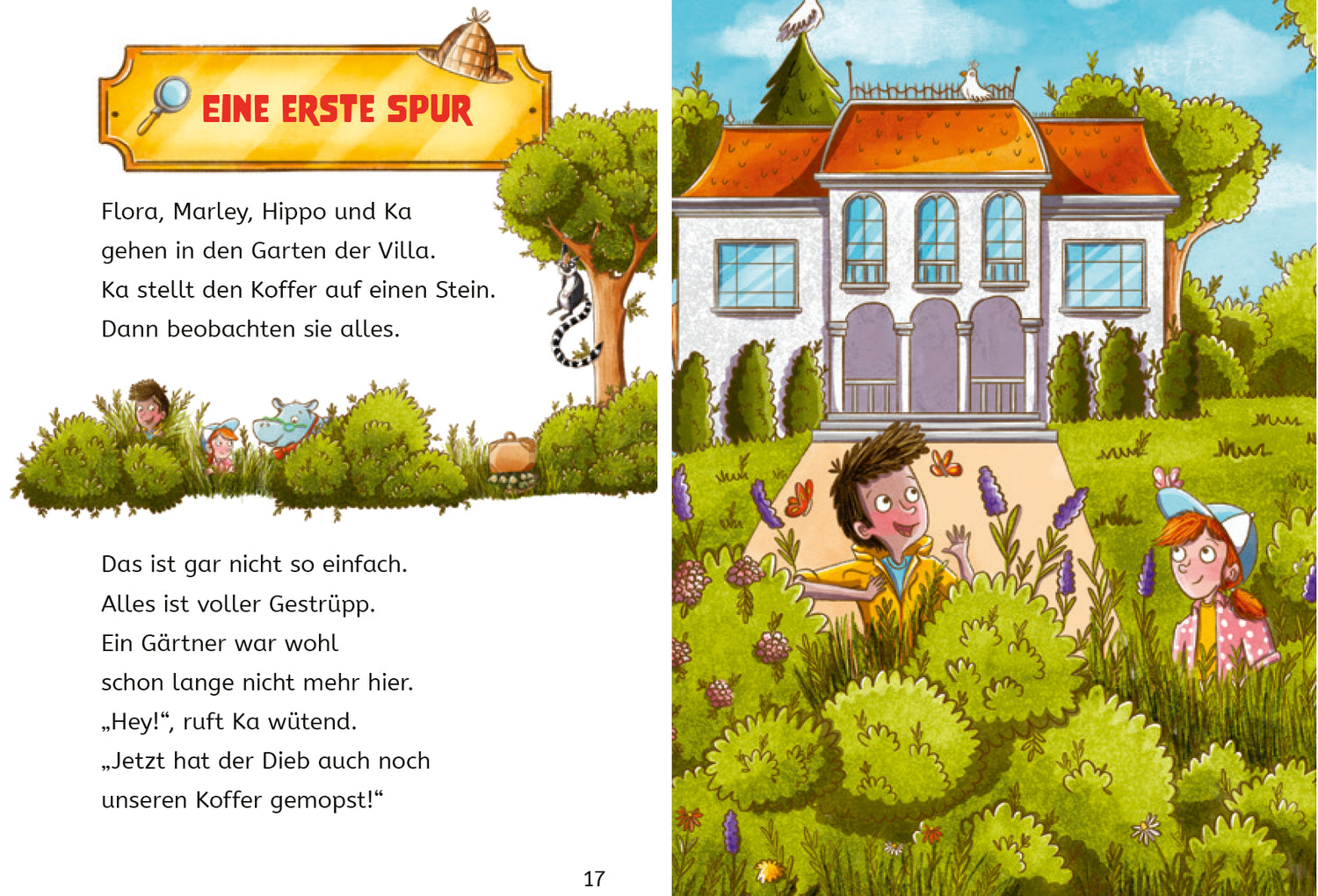 Fischer Sauerländer 978-3-7373-7284-8 Tierdetektive Hippo &amp; Ka – Wer hat den Mops gemopst? (4)