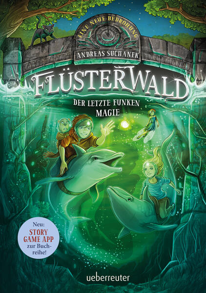  Flüsterwald - Eine neue Bedrohung. Der letzte Funken Magie. Mit Farbschnitt nur in der 1. Auflage! ( Andreas Suchanek (1)