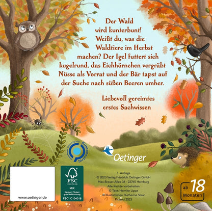 Friedrich Oetinger GmbH 9783751203784 Es wird Herbst hier im Wald (2)