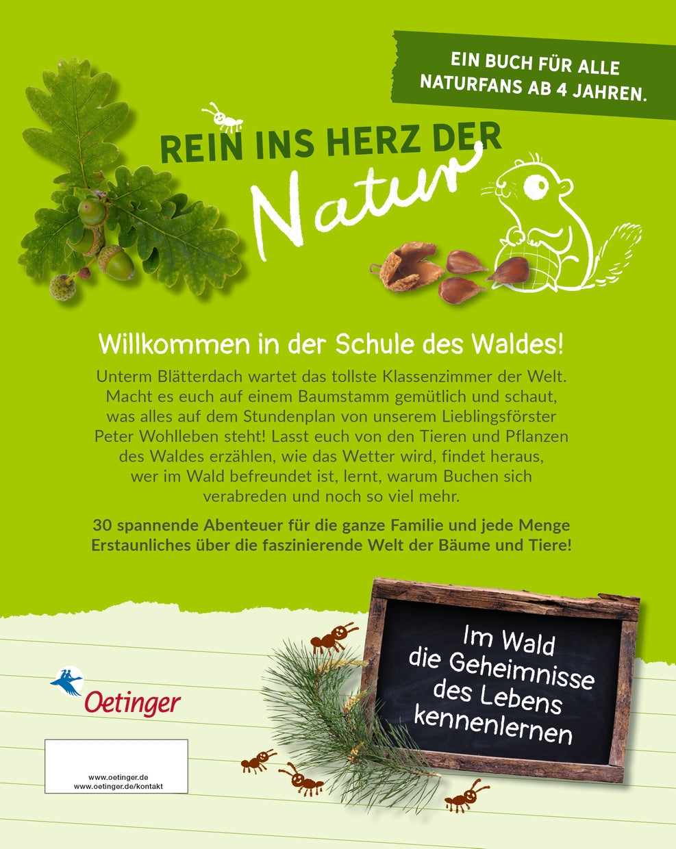 Friedrich Oetinger GmbH 9783751206532 Peter Wohllebens Schule des Waldes Was der Wald uns übers Leben lehrt (2)