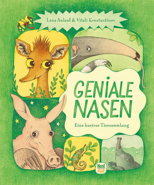  Geniale Nasen Eine kuriose Tiersammlung Lena Anlauf 9783314106330 NordSüd Verlag AG (1)