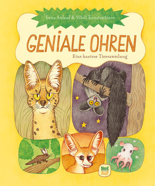  Geniale Ohren Eine kuriose Tiersammlung Lena Anlauf 9783314106736 NordSüd Verlag AG (1)