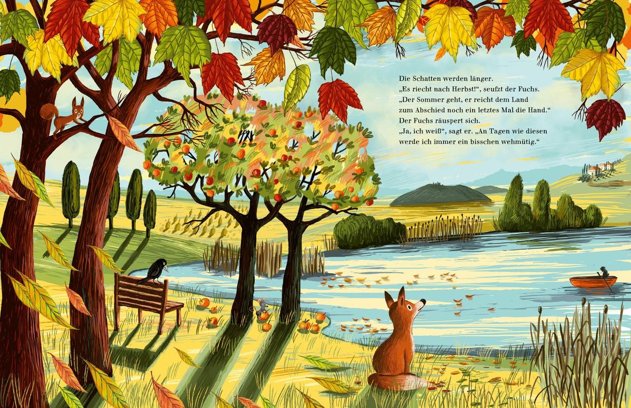  Im Herbstwald Eine farbenfrohe Geschichte voller Lebensweisheit  Daniela Kulot 978-3-522-46049-1 Thienemann - Esslinger V...