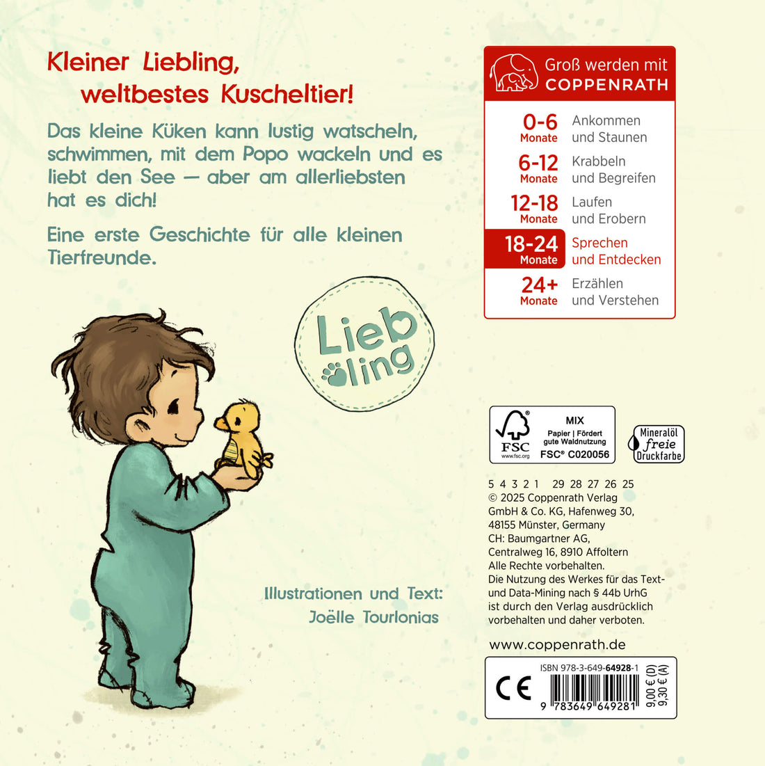  Kleines Küken, erzähl mir von dir Liebling Joëlle Tourlonias 9783649649281 Coppenrath Verlag GmbH &amp; Co. KG (2)