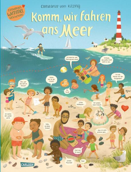 Komm, wir fahren ans Meer (Constanze von Kitzings Wimmelgeschichten 4) Constanze von Kitzing 9783551172624 (1)
