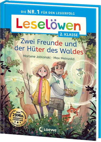 Leselöwen 2. Klasse - Zwei Freunde und der Hüter des Waldes Marlene Jablonski 9783743218987 Loewe Verlag GmbH (1)