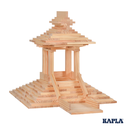 KAPLA® 280er KASTEN : 280 Plättchen + 1 Buch beige