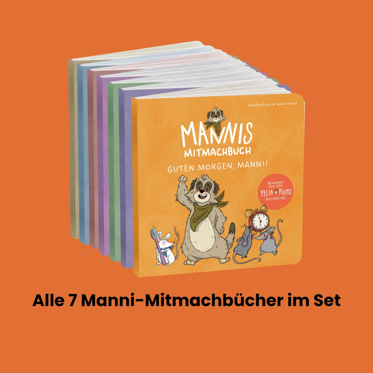 Mannis Mitmachbücher siebener Bundle, Titelbild