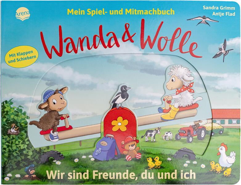  Mein Spiel- und Mitmachbuch. Wanda und Wolle – Wir sind Freunde, du und ich Sandra Grimm 9783401721644 Arena Verlag GmbH (1)