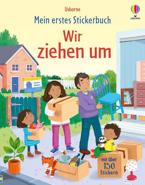 Mein erstes Stickerbuch: Wir ziehen um Stickerheft mit über 150 Stickern – nimmt Kindern  Jessica Greenwell 9781035704415...