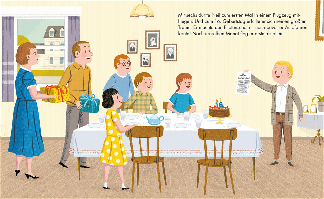 Neil Armstrong Little People, Big Dreams. Deutsche Ausgabe | Kind María Isabel Sánchez Vegara 9783458644095 Insel Verlag (3)