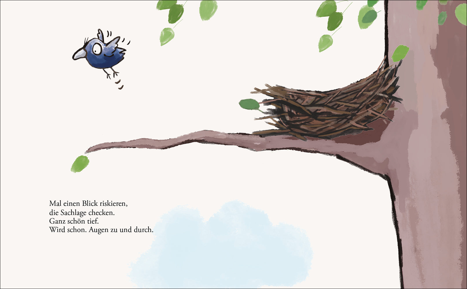  Nur nicht aufgeben! Ein Bilderbuch, das Mut macht | Zum Verschenken od Christiane Schwabbaur 9783458643388 Insel Verlag (2)