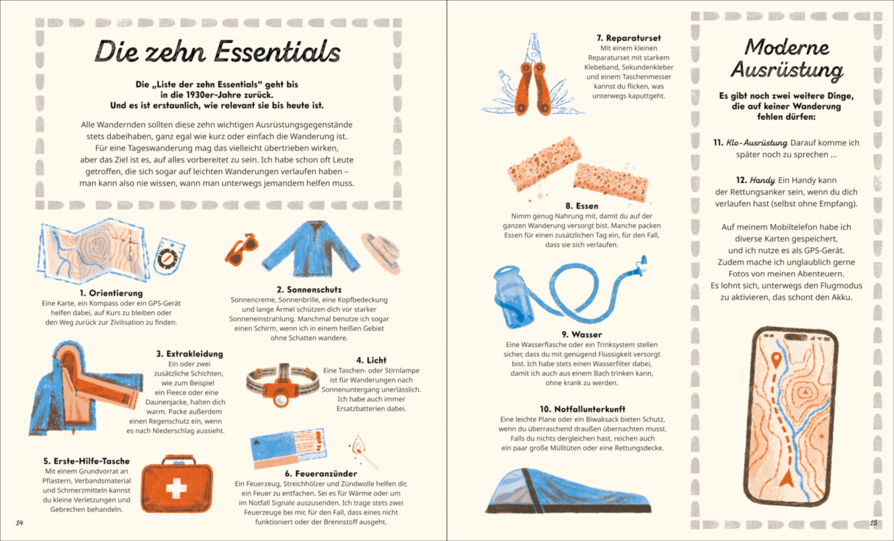  Raus in die Natur! Alles, was du über Camping, Wandern und Backpacking wissen musst Ein Sachbilderbuch für Kinder ab 5 Ja...