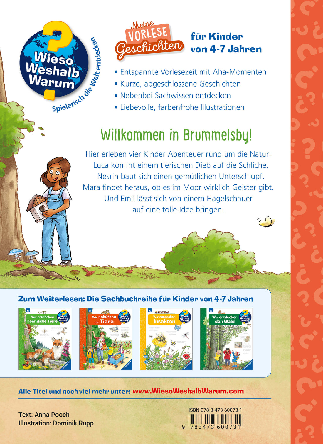 Ravensburger AG 978-3-473-60073-1 Wieso? Weshalb? Warum? Meine Vorlesegeschichten, Band 2 - Was passiert in Wald und Wiese...