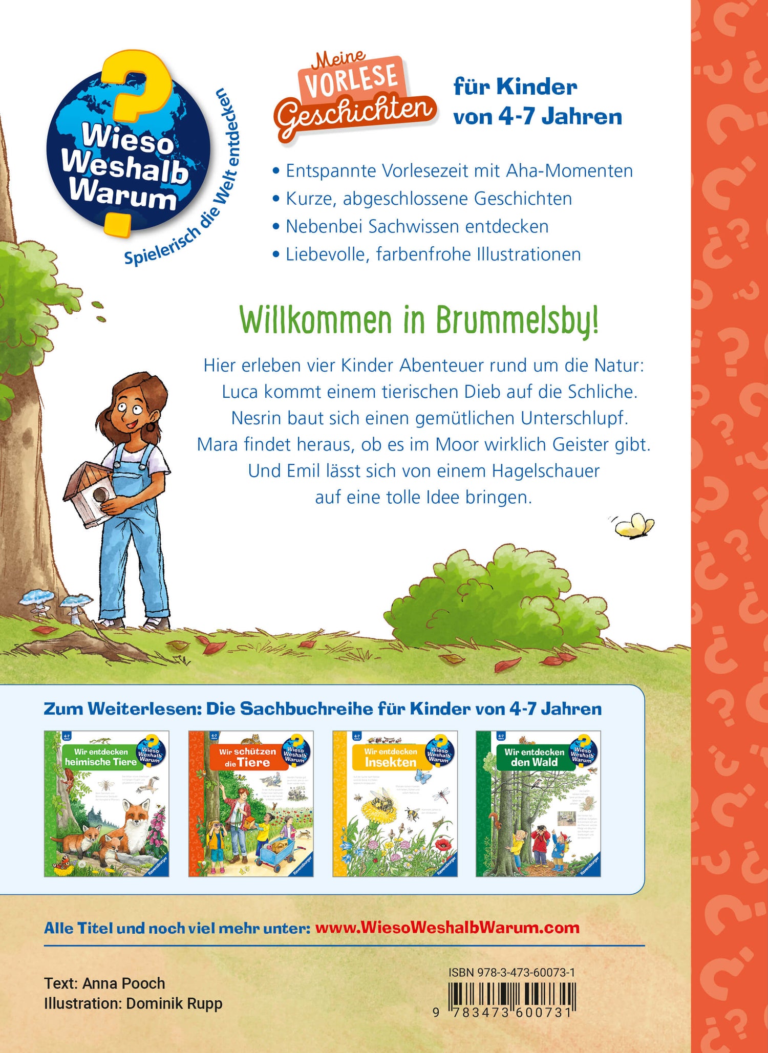 Ravensburger AG 978-3-473-60073-1 Wieso? Weshalb? Warum? Meine Vorlesegeschichten, Band 2 - Was passiert in Wald und Wiese...