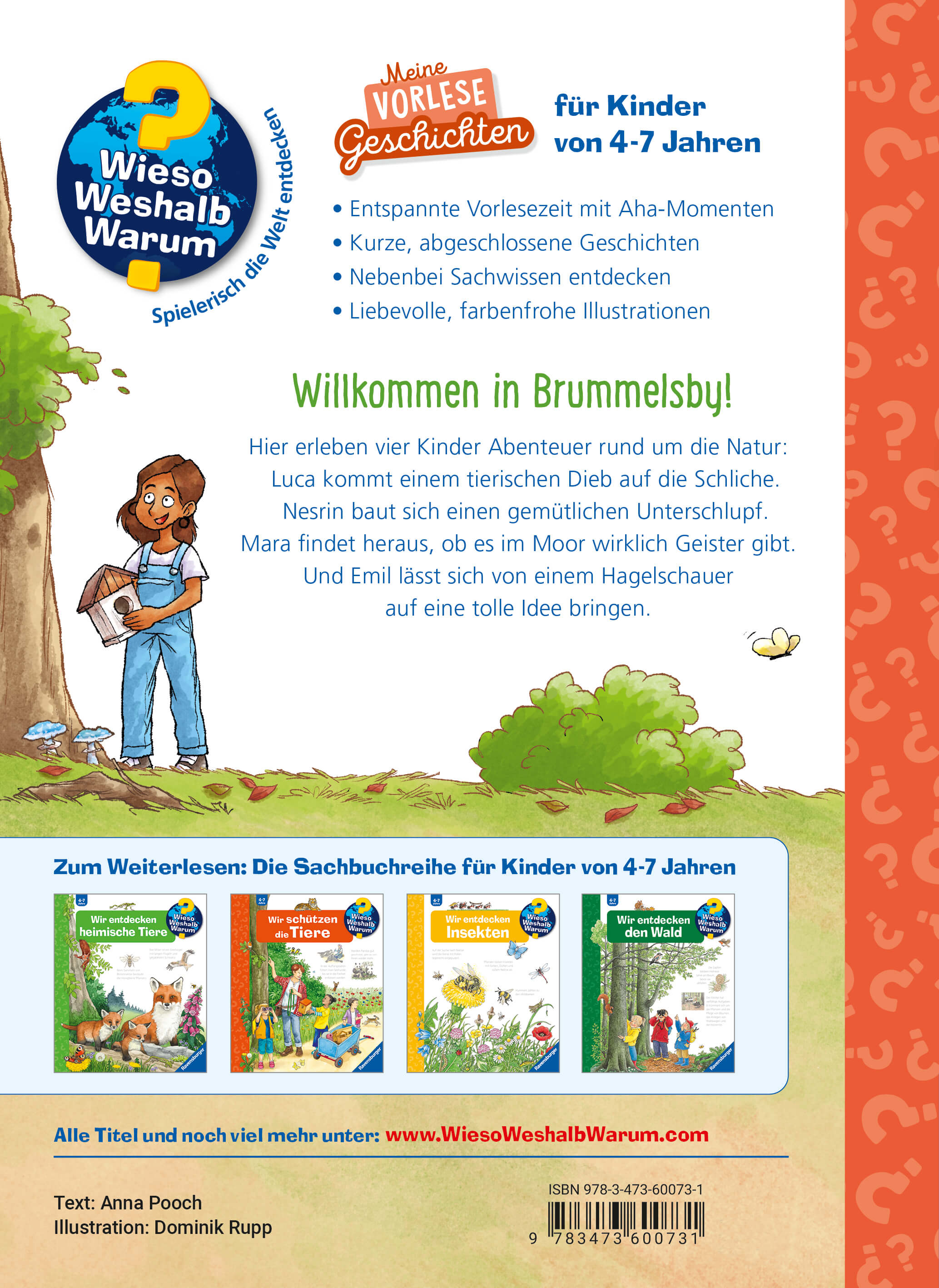 Ravensburger AG 978-3-473-60073-1 Wieso? Weshalb? Warum? Meine Vorlesegeschichten, Band 2 - Was passiert in Wald und Wiese...