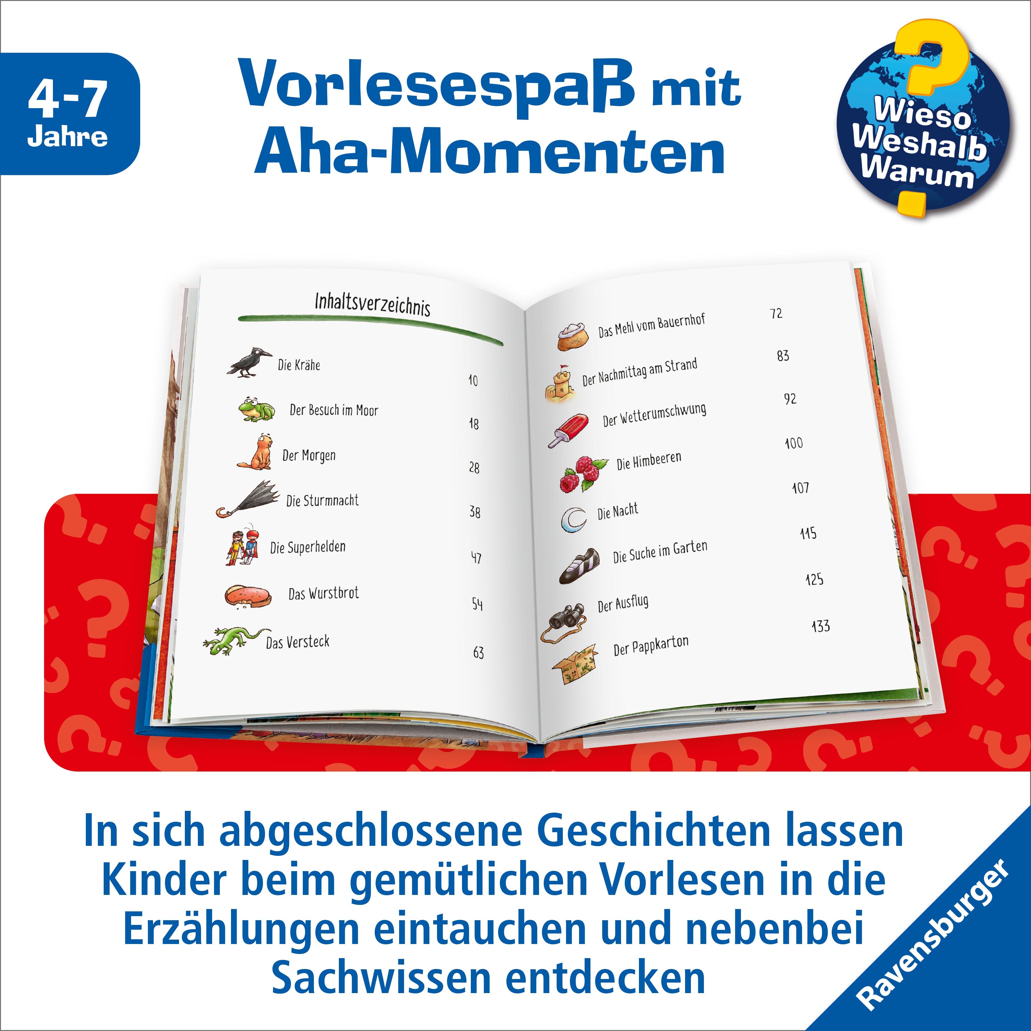 Ravensburger AG 978-3-473-60073-1 Wieso? Weshalb? Warum? Meine Vorlesegeschichten, Band 2 - Was passiert in Wald und Wiese...