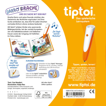 Ravensburger Verlag  978-3-473-49292-3 tiptoi® Darro Drache und die Sache mit dem Mut (2)