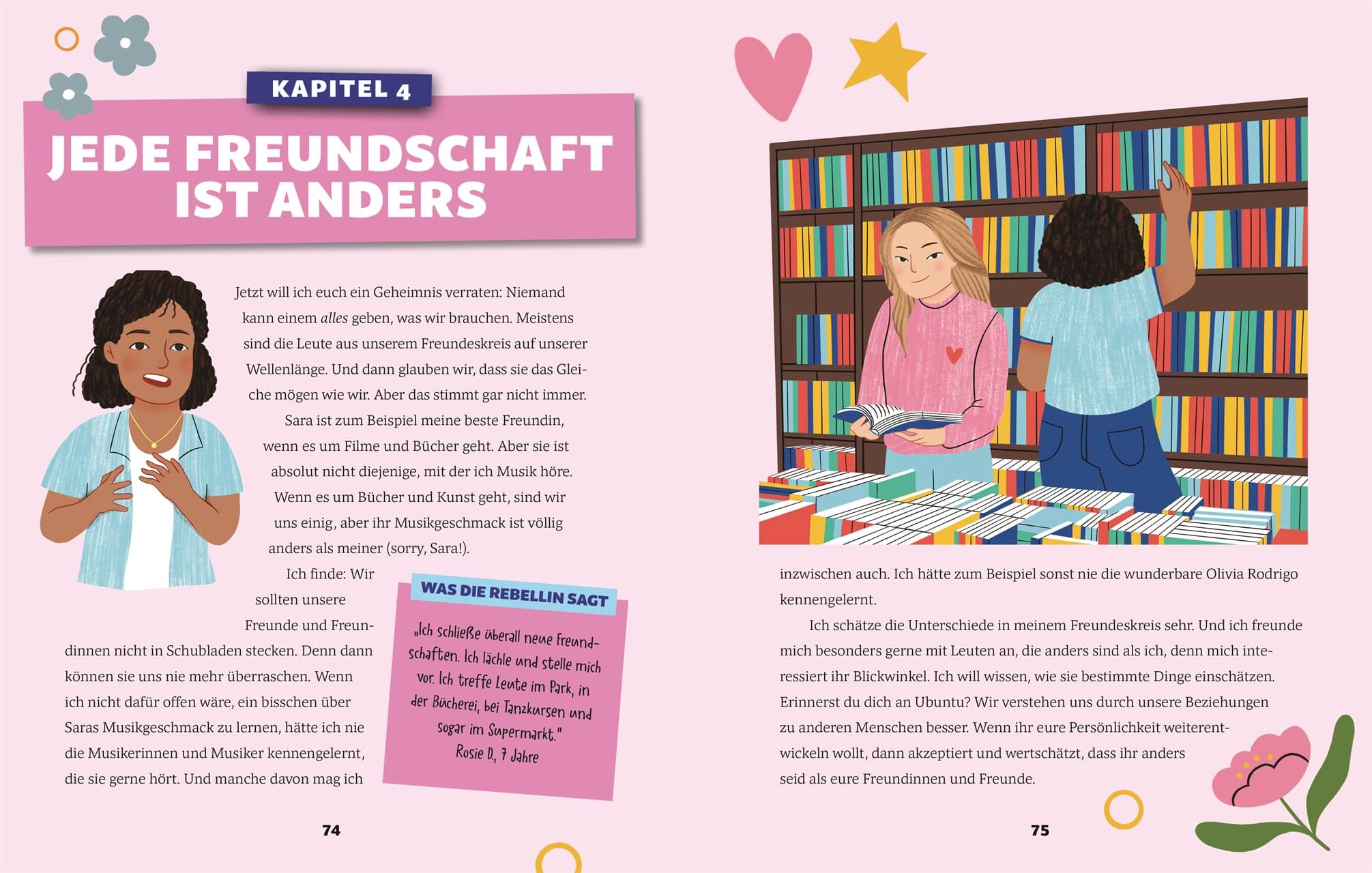  Rebel Girls - das Original. Growing up powerful: Alles über Freundschaft Wie du echte Freundinnen findest, Konflikte löst...
