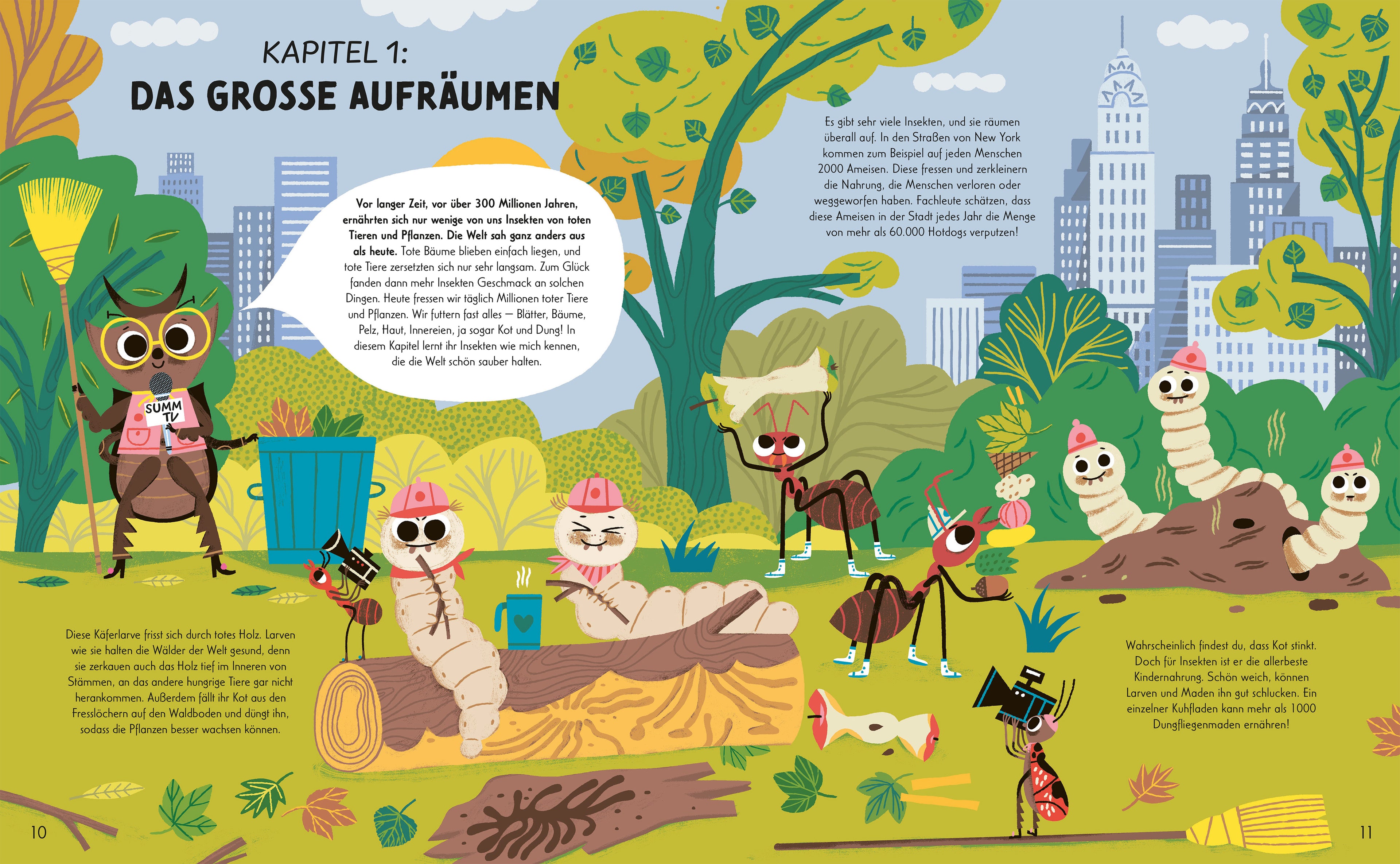  Respekt fürs Insekt Wir räumen auf, füttern und versorgen euch! Jules Howard 9783407759504 Verlagsgruppe Beltz (4)