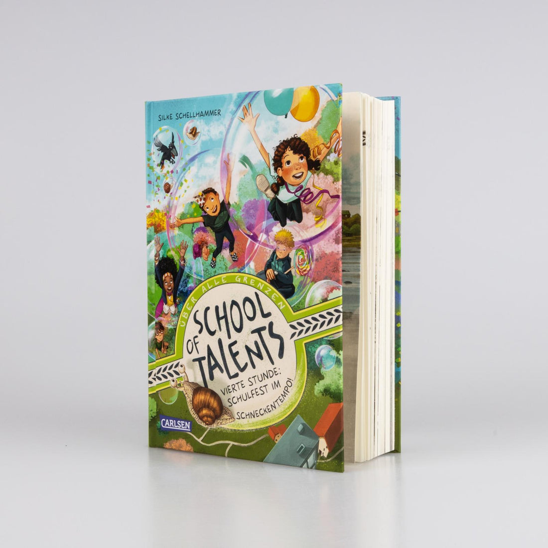  School of Talents 4: Vierte Stunde: Schulfest im Schneckentempo! Silke Schellhammer 9783551651495 Carlsen Verlag GmbH (2)