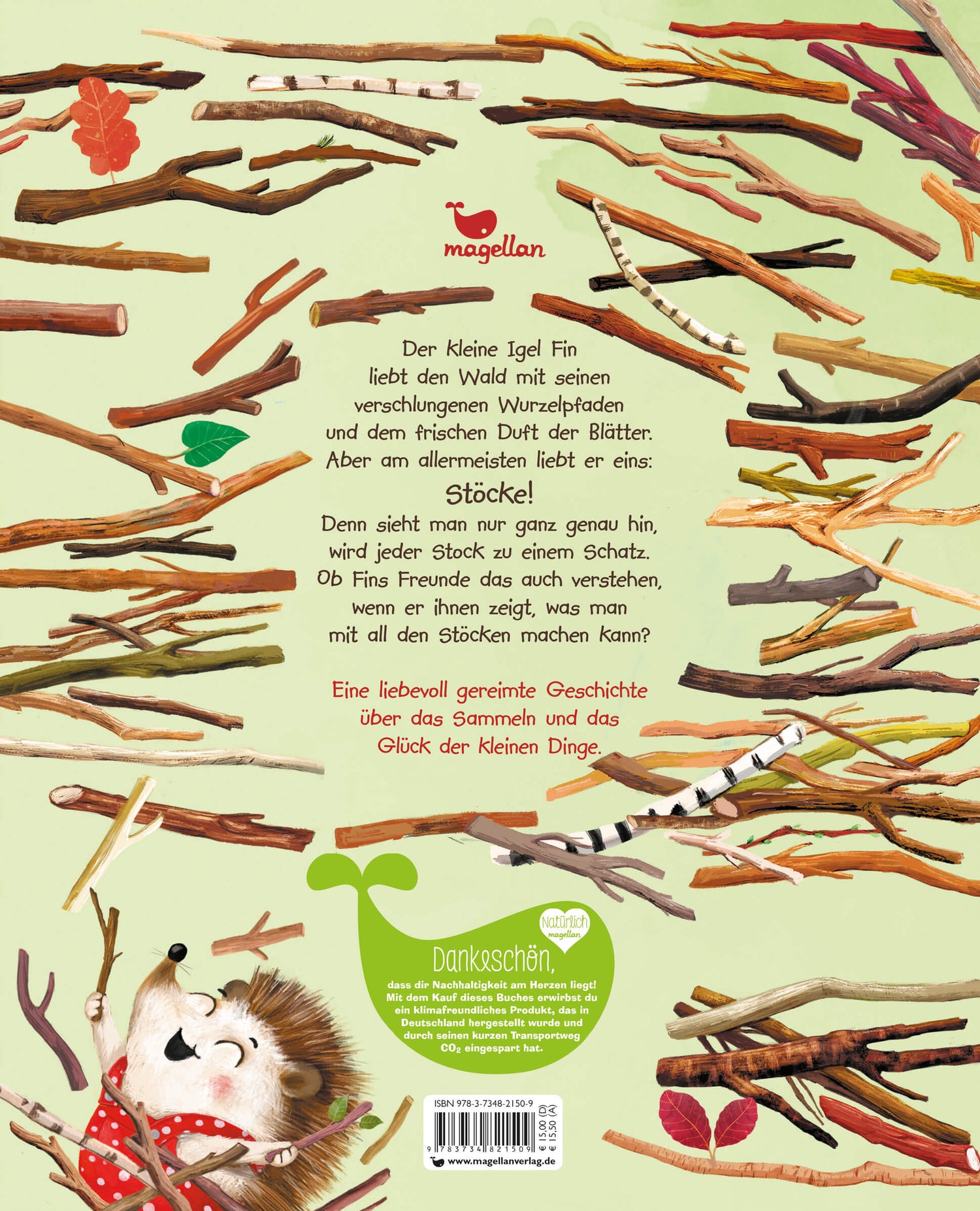  Stöcke, Stöcke, Stöcke Ein Bilderbuch zum Vorlesen ab 3 Jahren über das G Lisa Gastager 978-3-7348-2150-9 Magellan GmbH &amp;...