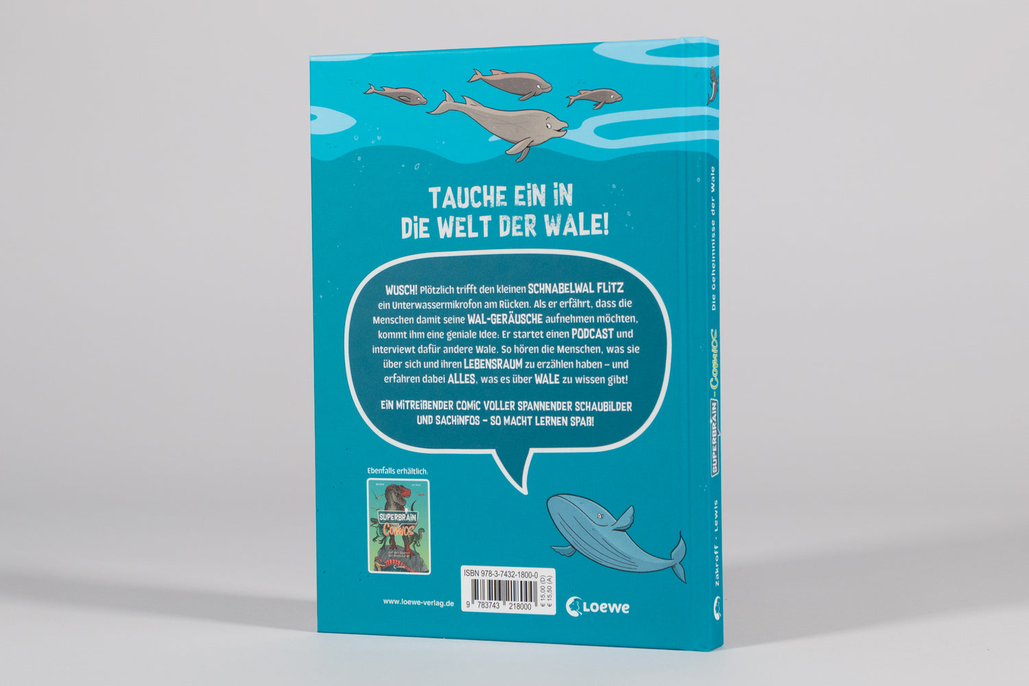  Superbrain-Comics - Die Geheimnisse der Wale Tauche ab in die unbekannte Welt der größten Säuge Casey Zakroff 97837432180...