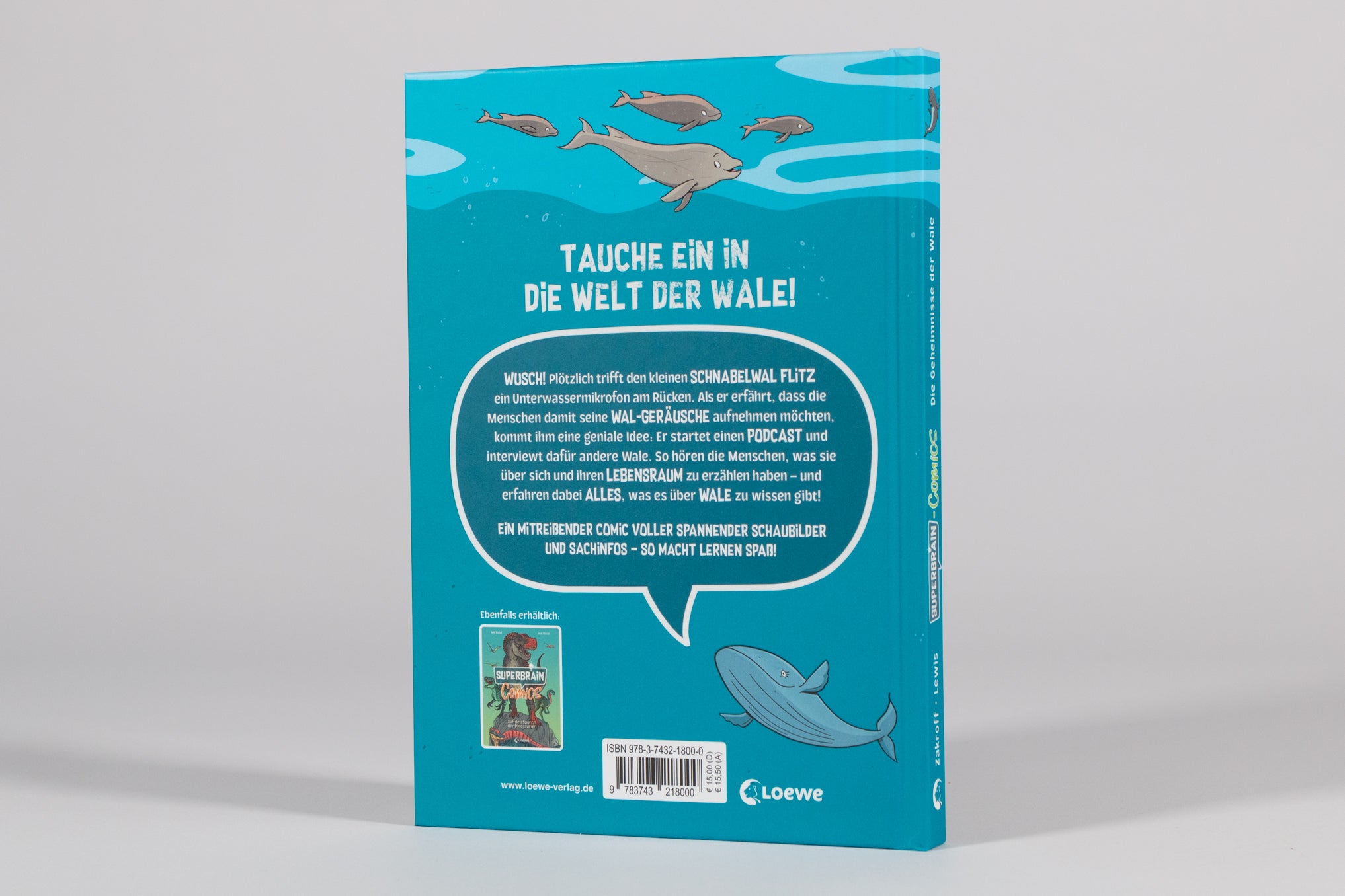  Superbrain-Comics - Die Geheimnisse der Wale Tauche ab in die unbekannte Welt der größten Säuge Casey Zakroff 97837432180...