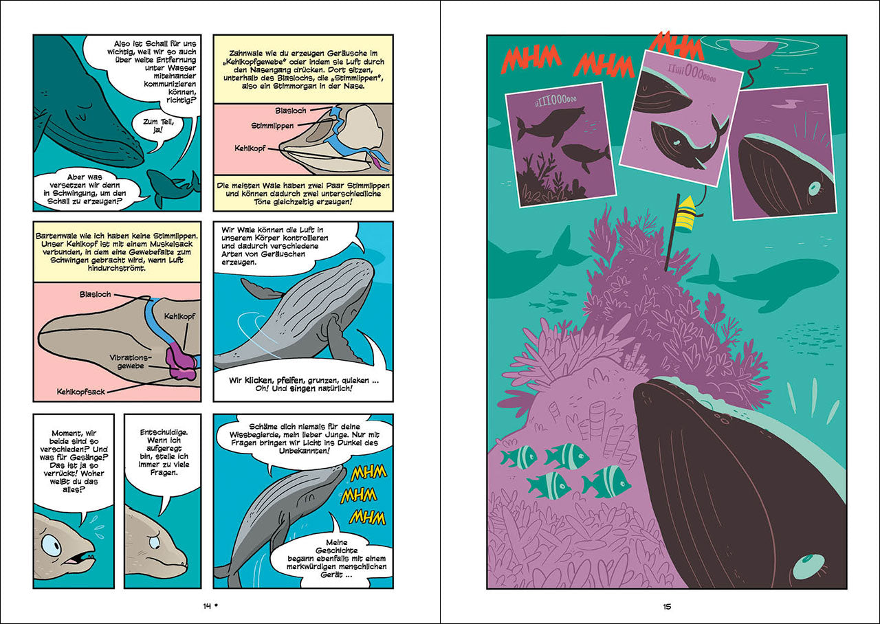  Superbrain-Comics - Die Geheimnisse der Wale Tauche ab in die unbekannte Welt der größten Säuge Casey Zakroff 97837432180...