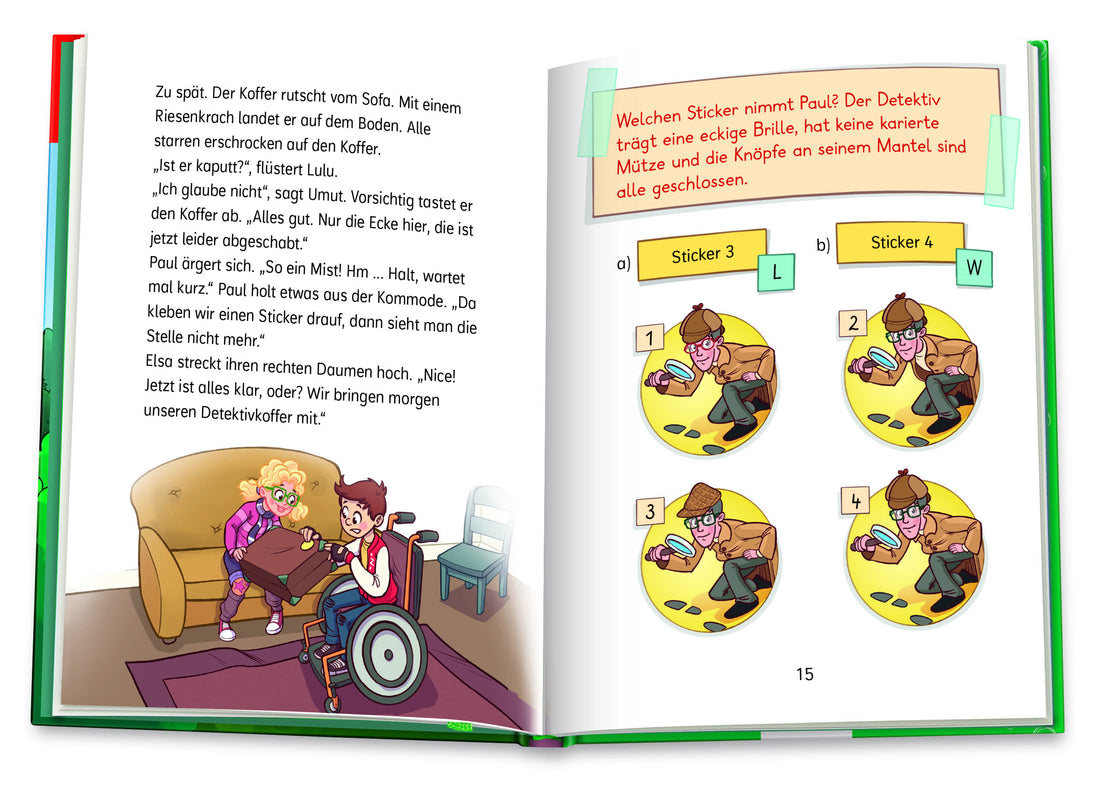 TEAM LUPE ermittelt (3). Koffer-Klau im Klassenzimmer Rate-Krimi zum Selberlesen für Kinder ab 8 Jahren Henriette Wich (2)