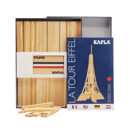 KAPLA® EIFFELTURM BOX : 105 Plättchen &amp; ein Bauanleitungsheft