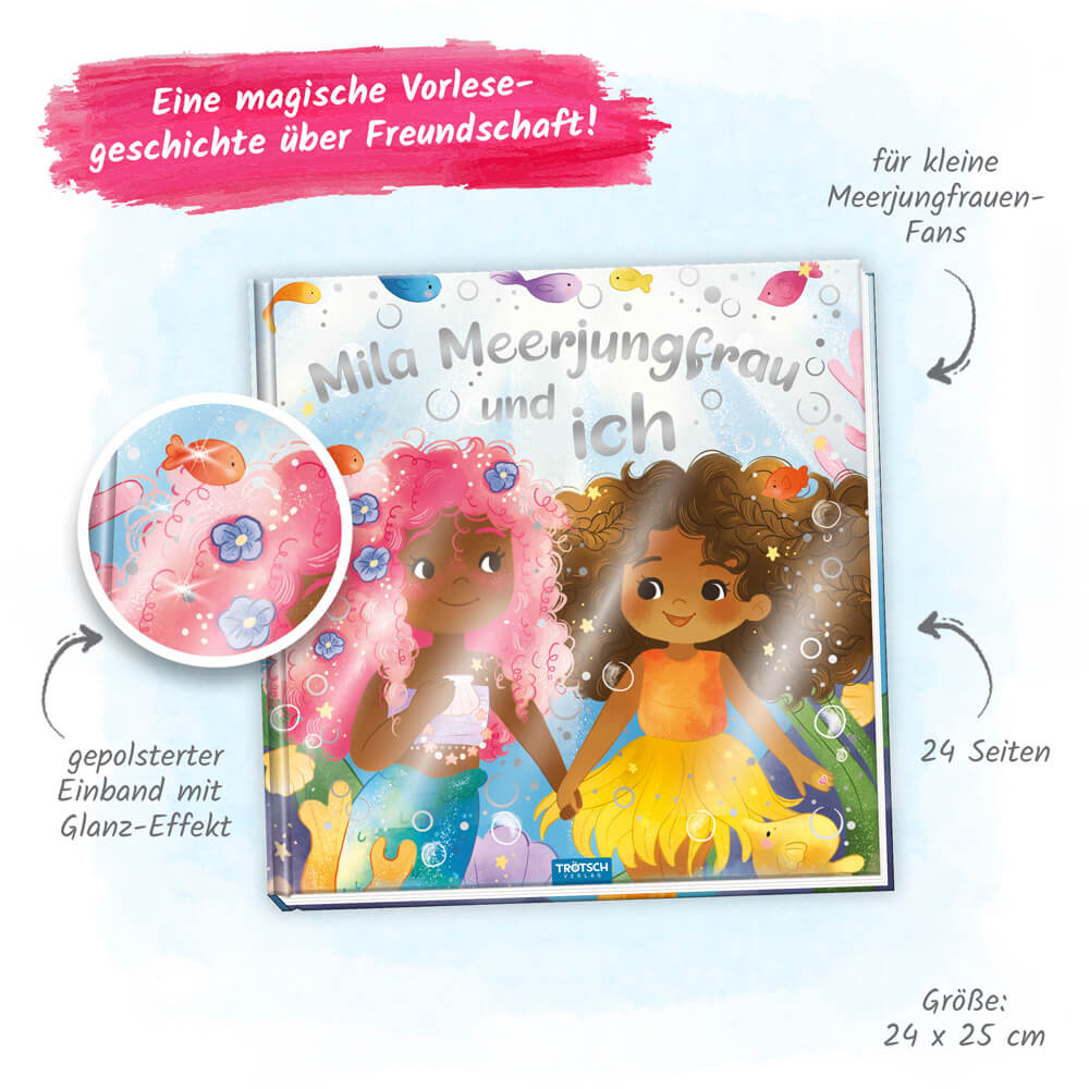  Trötsch Vorlesebuch Mila Meerjungfrau und ich Beschäftigungsbuch Kinderbuch Geschichtenbuch 9783988021106 Trötsch Verlag ...