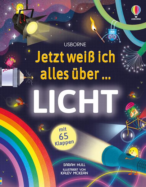 Usborne im dtv 978-1-03-570128-5 Jetzt weiß ich alles über… Licht Kindgerechtes Sachbilderbuch mit Klappen rund ums  (1)