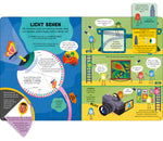 Usborne im dtv 978-1-03-570128-5 Jetzt weiß ich alles über… Licht Kindgerechtes Sachbilderbuch mit Klappen rund ums  (3)