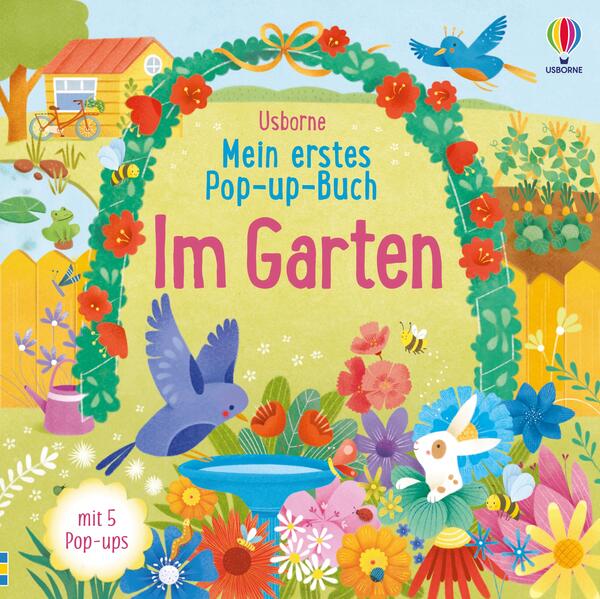 Usborne im dtv 978-1-0357-0328-9 Mein erstes Pop-up-Buch: Im Garten mit 5 aufwenig gestalteten Pop-ups – ab 3 Jahren (1)