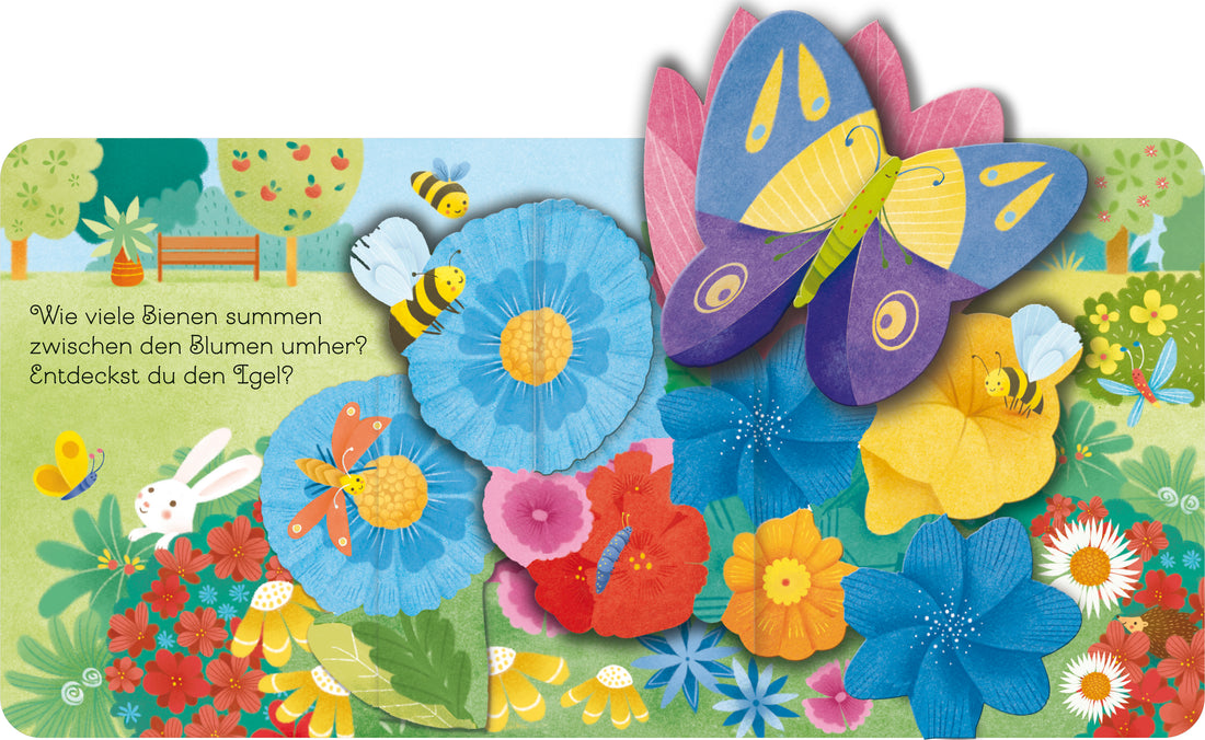 Usborne im dtv 978-1-0357-0328-9 Mein erstes Pop-up-Buch: Im Garten mit 5 aufwenig gestalteten Pop-ups – ab 3 Jahren (2)