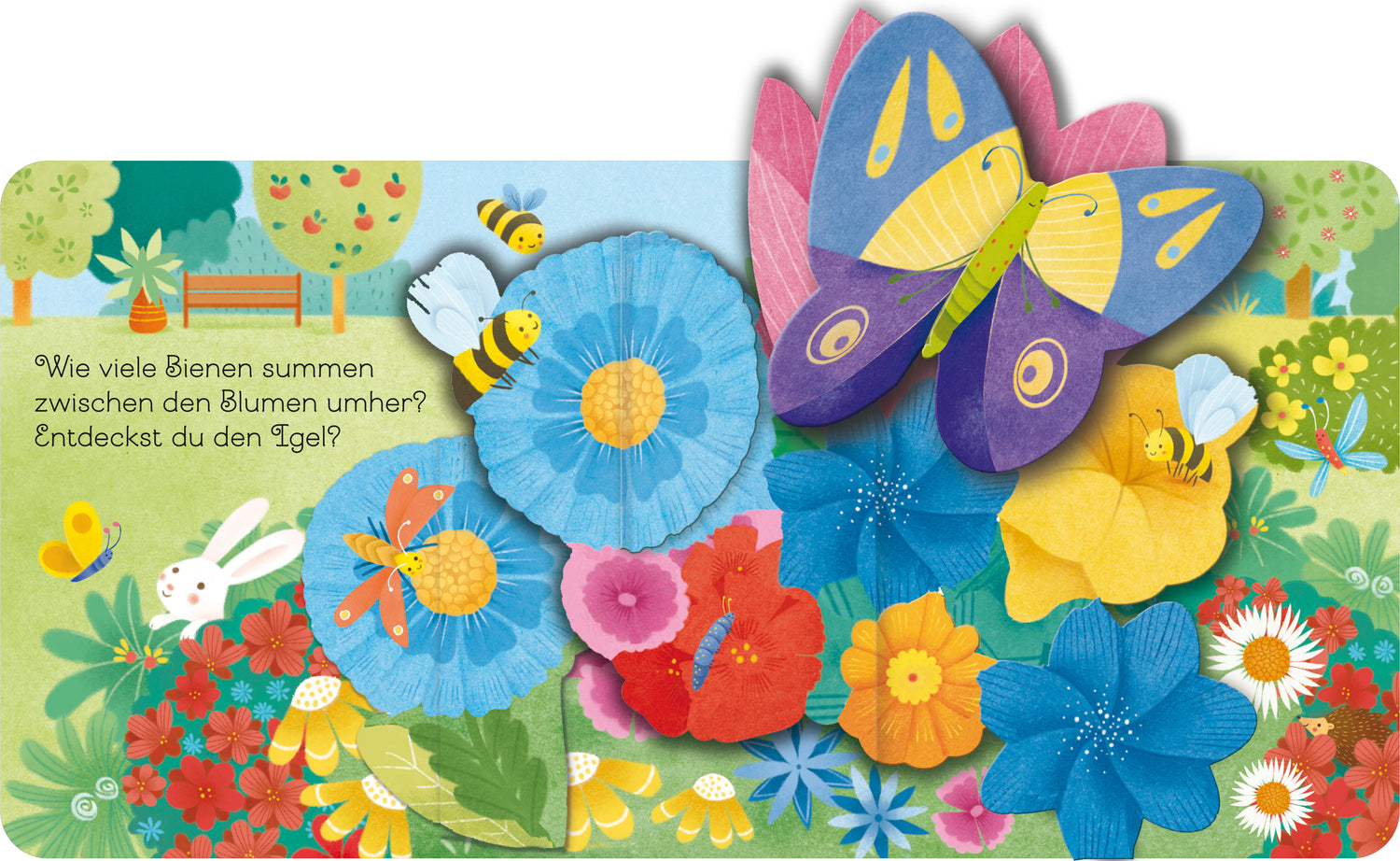 Usborne im dtv 978-1-0357-0328-9 Mein erstes Pop-up-Buch: Im Garten mit 5 aufwenig gestalteten Pop-ups – ab 3 Jahren (2)
